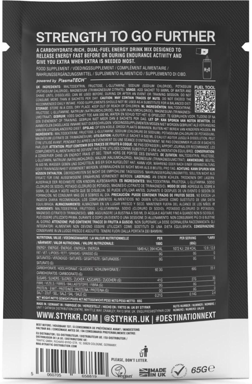 STYRKR MIX 60 Dual-Carb Energy Drink Mix - 12 Pack