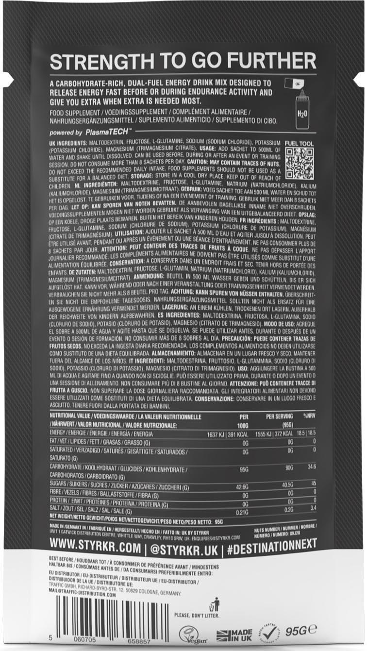 STYRKR MIX 90 Dual-Carb Energy Drink Mix - 12 Pack