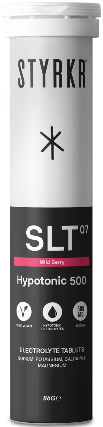 STYRKR SLT07 Berry 500mg Sodium Hydration Tablets - 6 Packs x 12 Tablets