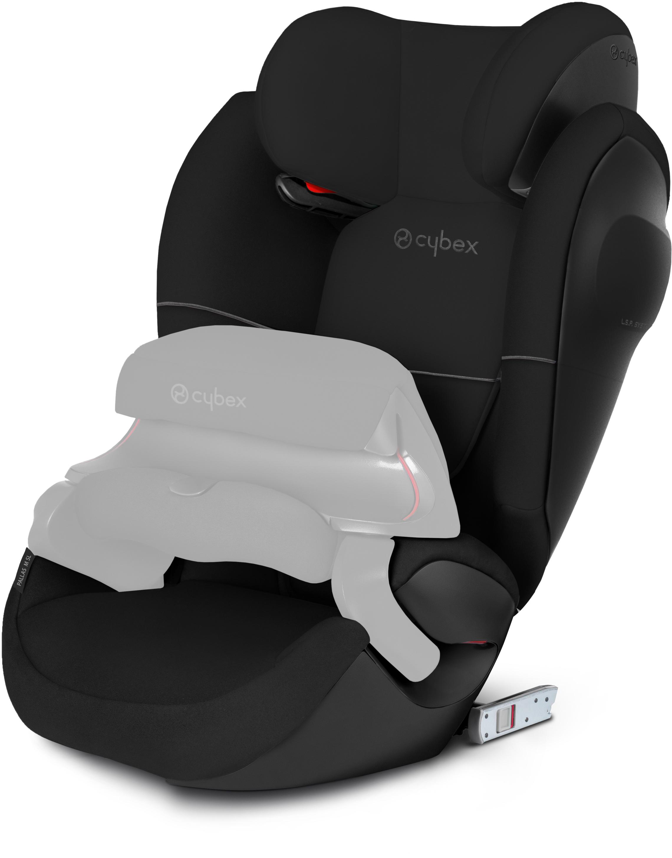 Cybex Pallas M-Fix SL Car Seat - Pure Black | Halfords UK