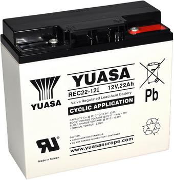 REC22-12I (12V 22Ah) Yuasa Cyclic VRLA Battery