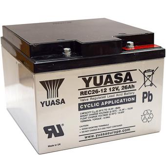 REC26-12I (12V 26Ah) Yuasa Cyclic VRLA Battery