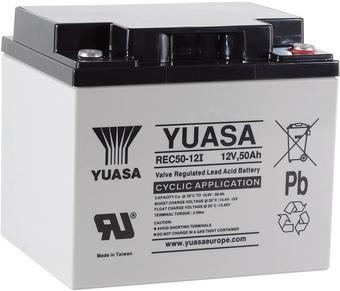 REC50-12I (12V 50Ah) Yuasa Cyclic VRLA Battery