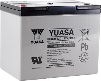 REC80-12I (12V 80Ah) Yuasa Cyclic VRLA Battery