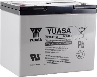REC80-12I (12V 80Ah) Yuasa Cyclic VRLA Battery REC80-12I (12V 80Ah) Yuasa Cyclic VRLA Battery