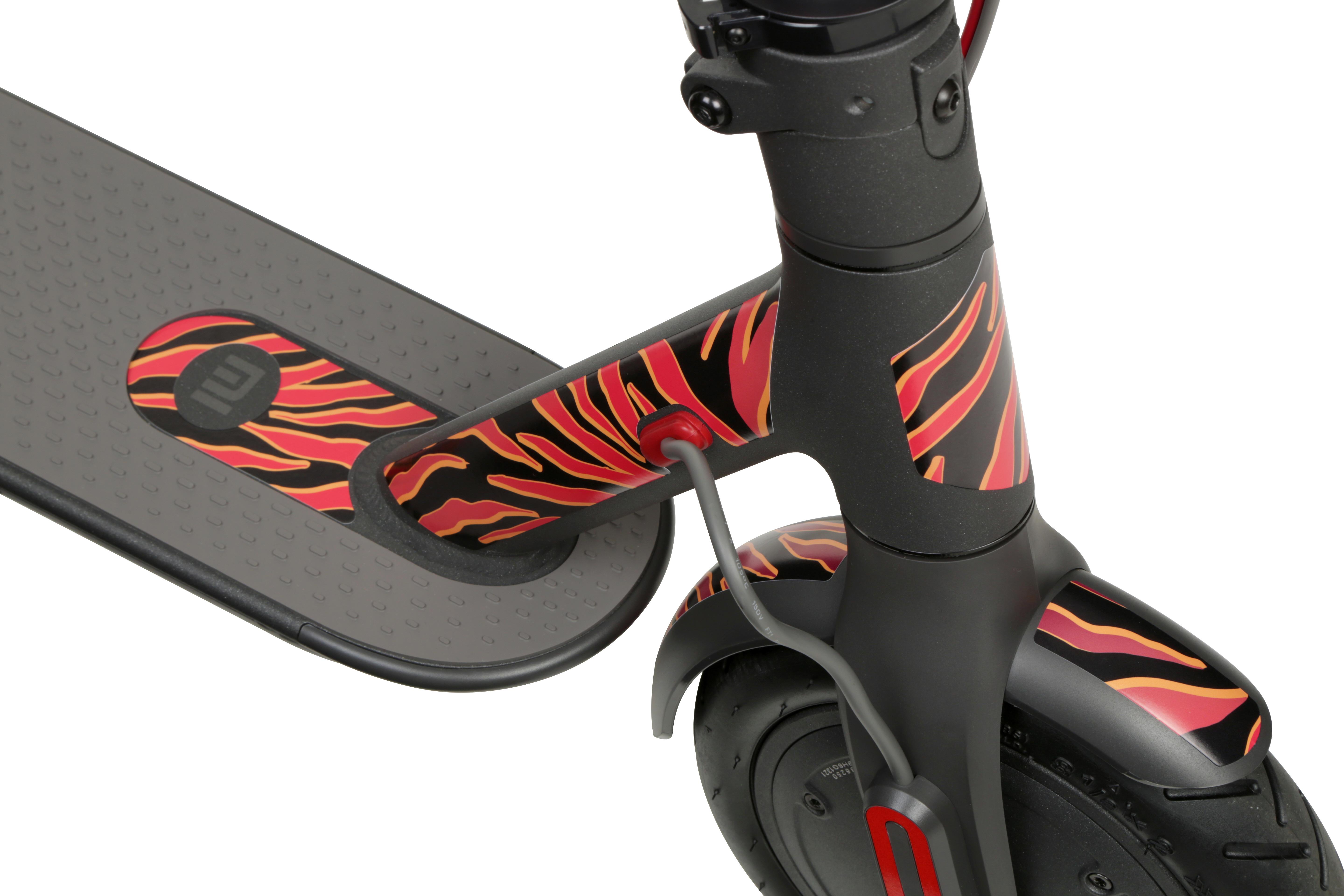 Xiaomi M365 Red Zebra Sticker Kit