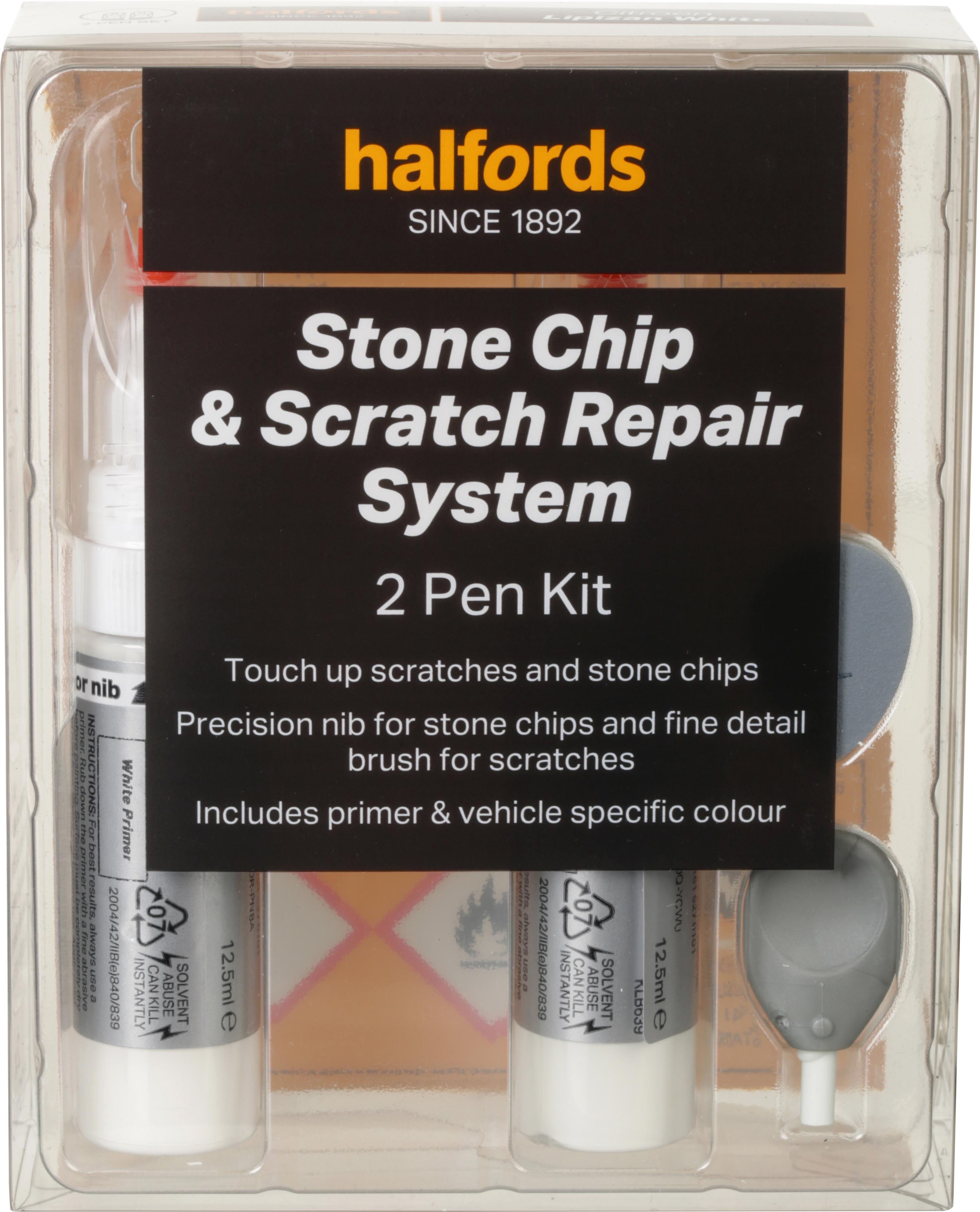 Halfords Citroen Lipizan White Scratch & Chip Repair Kit