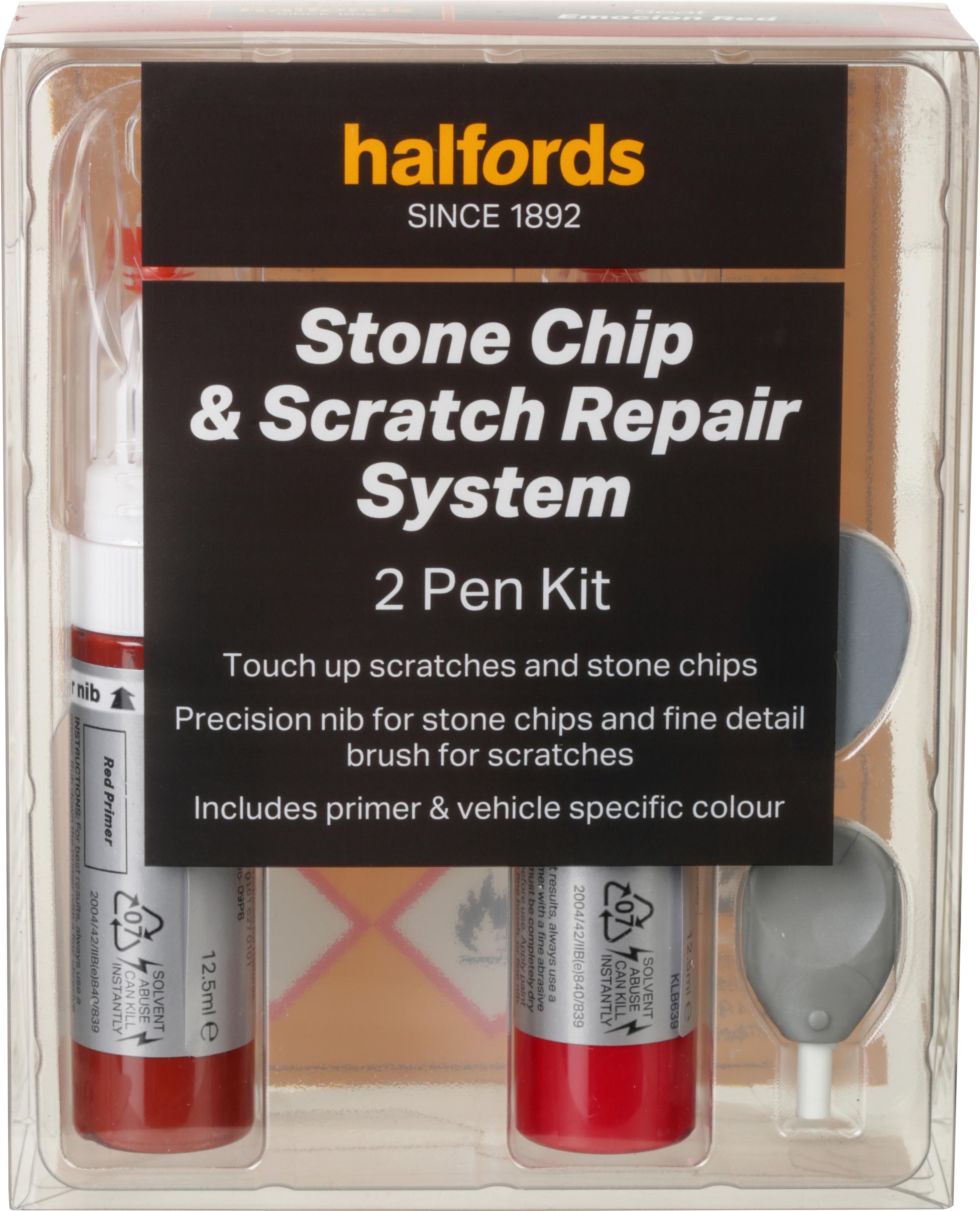 Halfords Seat Emocion Red Scratch & Chip Repair Kit