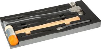 Halfords Advanced 8 Piece Hammer, Punch and Chisel Set