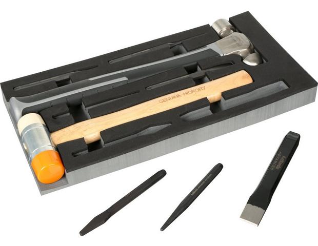 Halfords Advanced 8 Piece Hammer, Punch and Chisel Set