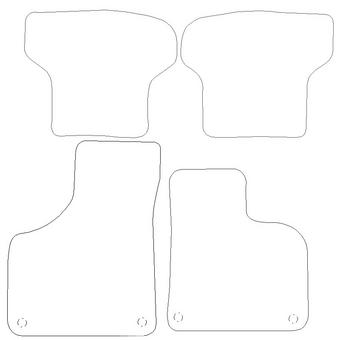 Audi A3 Graphite - Luxury Mats 4 Clips (SS7053)