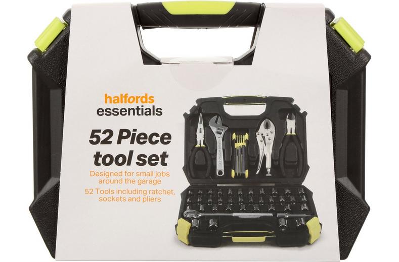 Halfords Essentials 52 Piece Tool Kit Halfords Essentials 52 Piece Tool Kit
