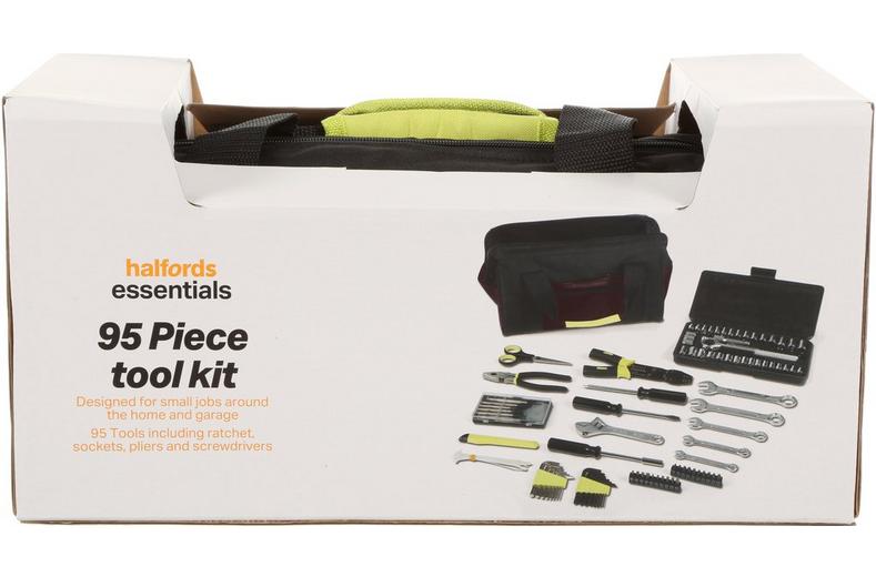 Halfords Essentials 95 Piece Tool Kit Halfords Essentials 95 Piece Tool Kit