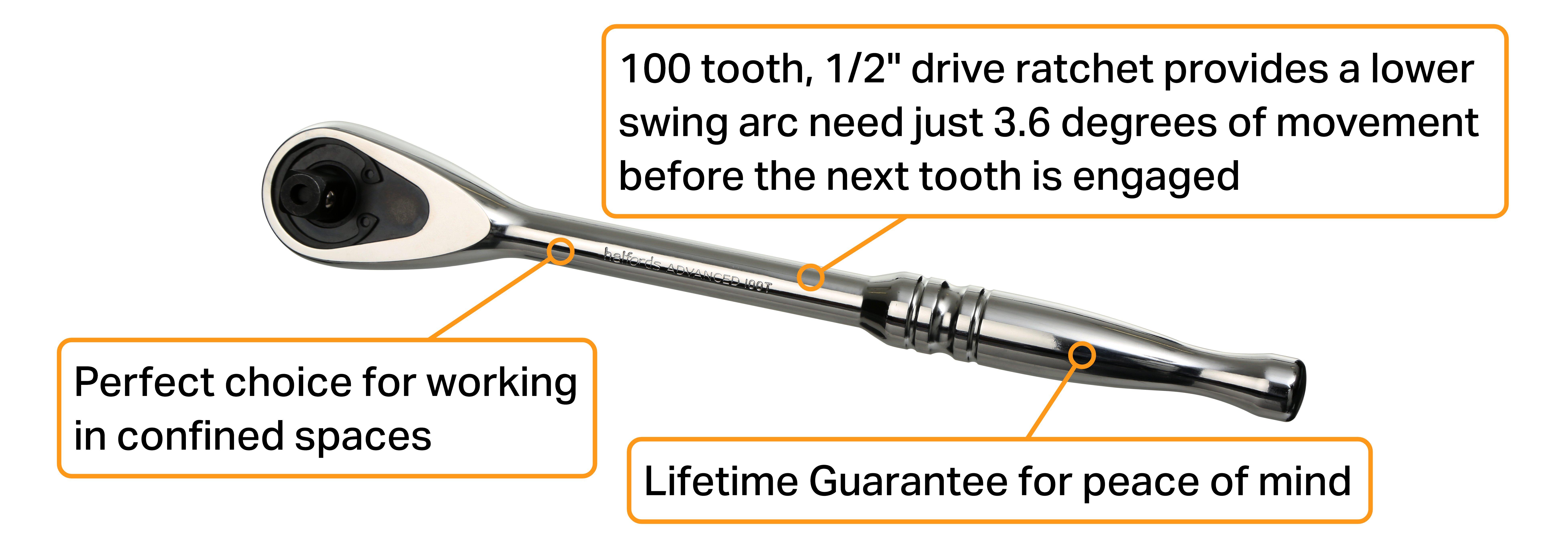 Halfords Advanced 1/2” Drive Ratchet