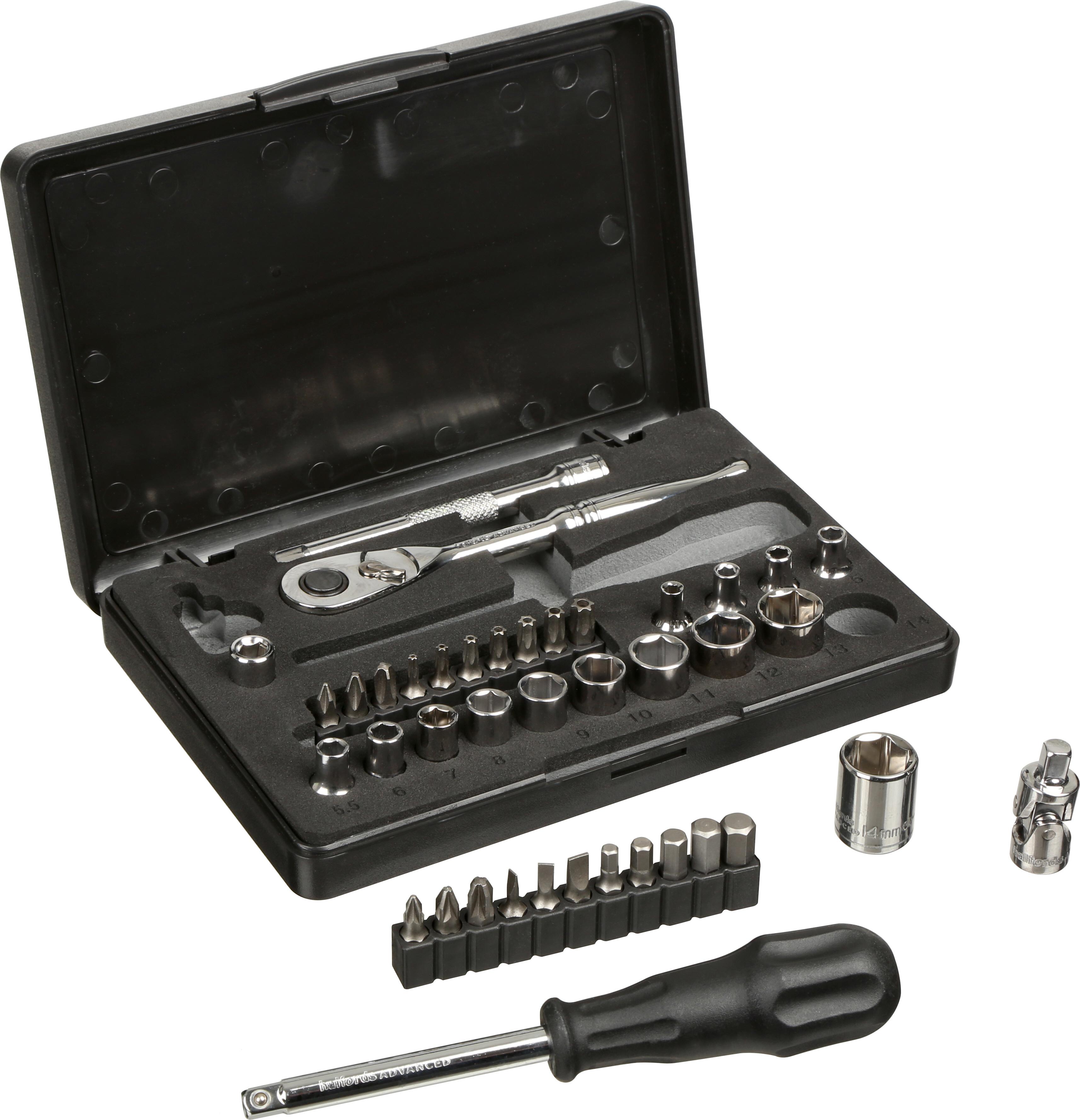 Halfords Advanced 40 Piece 1/4" Socket Set