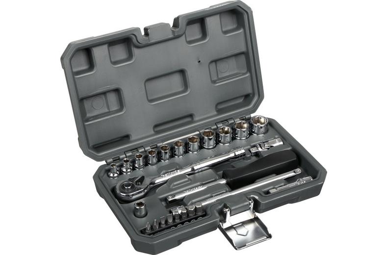 Halfords 1/4" 25 Piece Drive Metric Socket Set Halfords 1/4" 25 Piece Drive Metric Socket Set