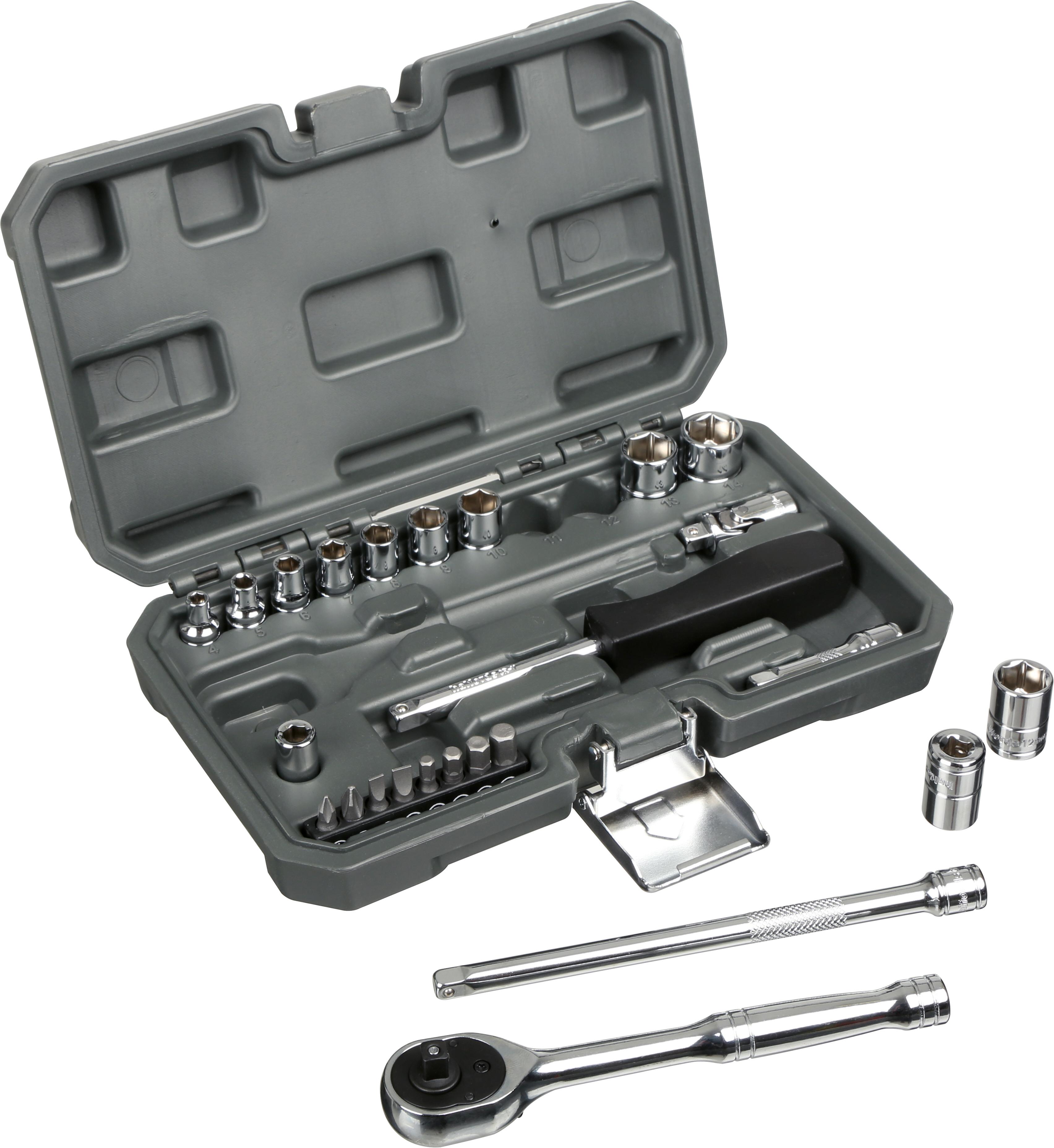 Halfords 1/4" 25 Piece Drive Metric Socket Set