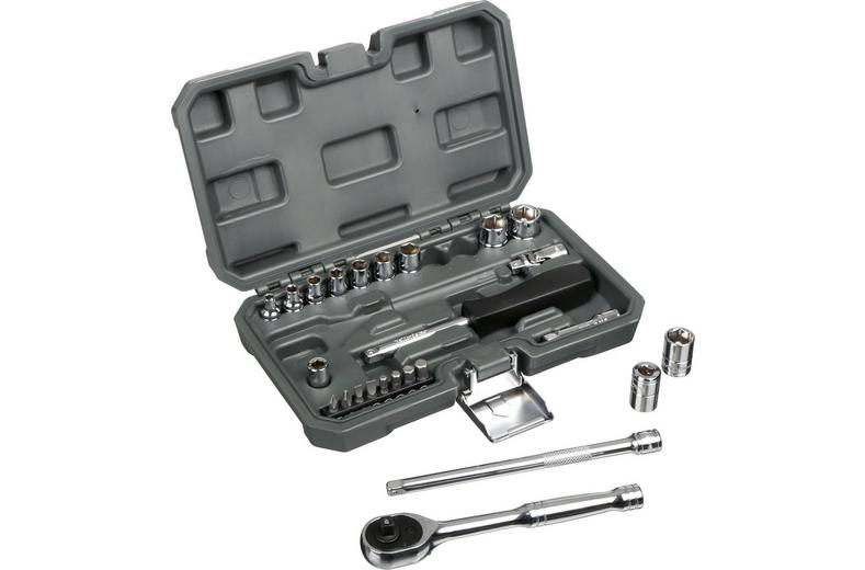 Halfords 1/4" 25 Piece Drive Metric Socket Set Halfords 1/4" 25 Piece Drive Metric Socket Set