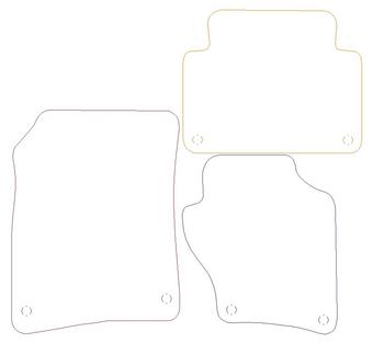 Audi Q7 Graphite - Luxury Mats 8 Clips (SS7064)