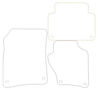 Audi Q7 Graphite - Luxury Mats 8 Clips (SS7064)