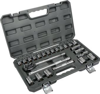 Halfords 24 Piece 1/2" Drive Metric Socket Set