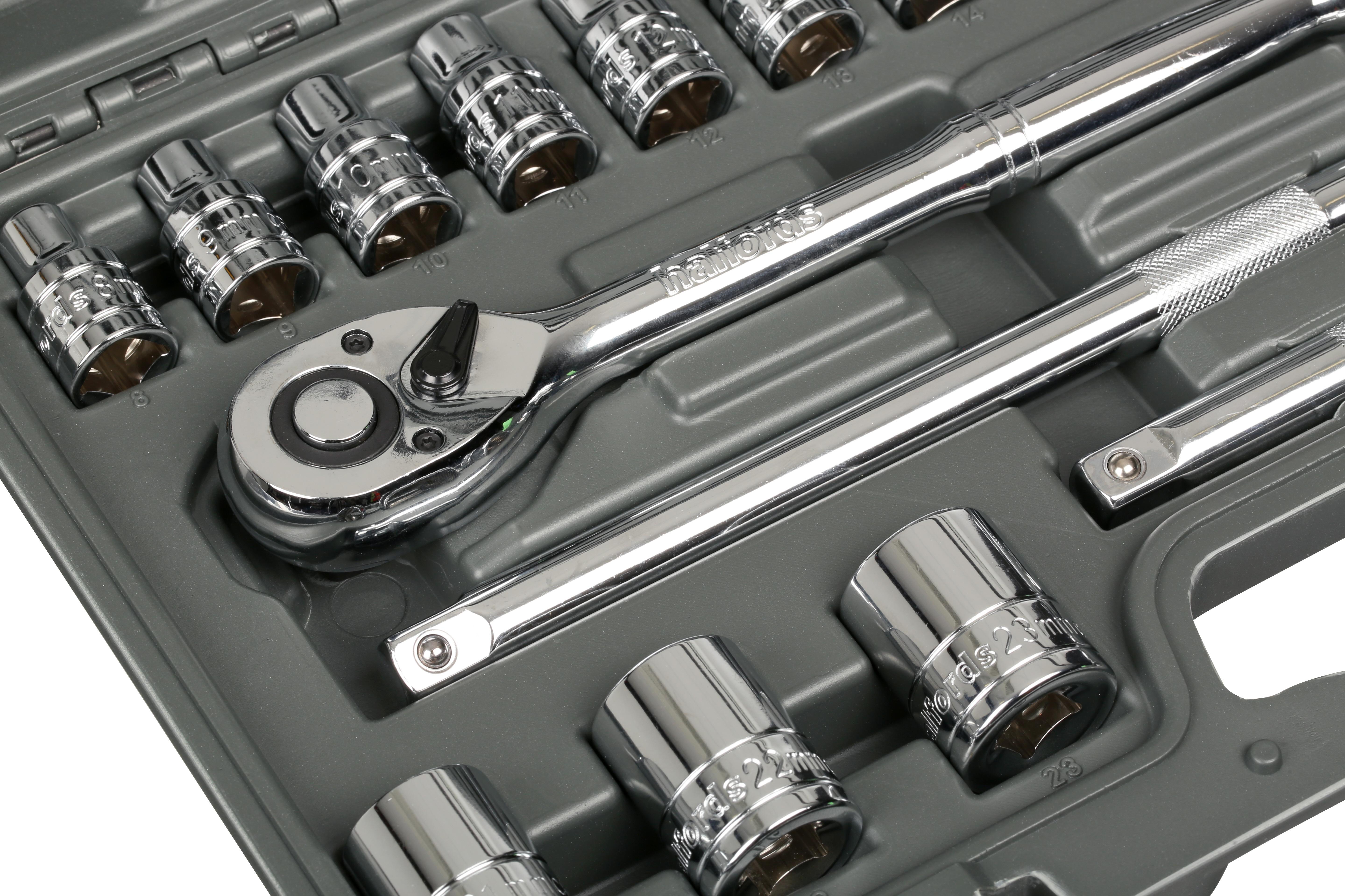 Halfords 24 Piece 1/2" Drive Metric Socket Set