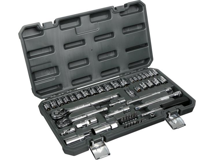 Halfords 50 Piece 1/4" & 3/8" Drive Metric Socket Set