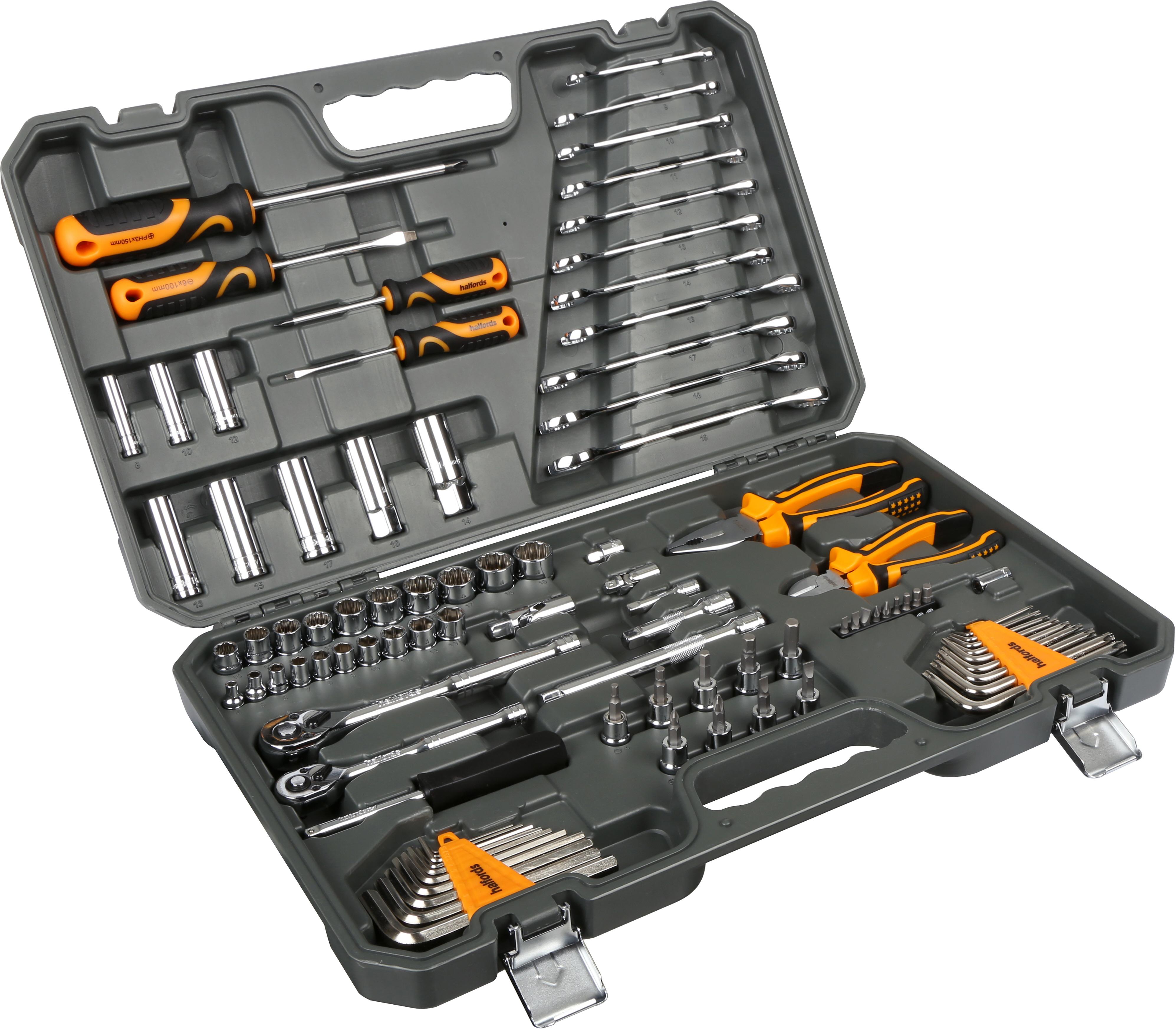 Halfords 92 Piece Garage Tool Kit Halfords IE