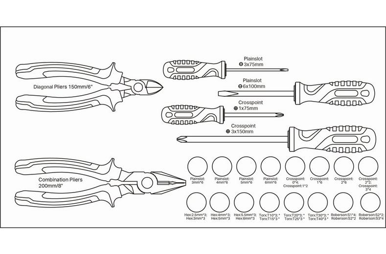 Halfords 186 Piece Maintenance Tool Kit Halfords 186 Piece Maintenance Tool Kit