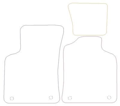 Audi TT Graphite - Luxury Mats 4 Clips (SS7066)