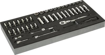 Halfords Advanced 44 Piece 1/4" Socket Set Modular Tray Halfords Advanced 44 Piece 1/4" Socket Set Modular Tray