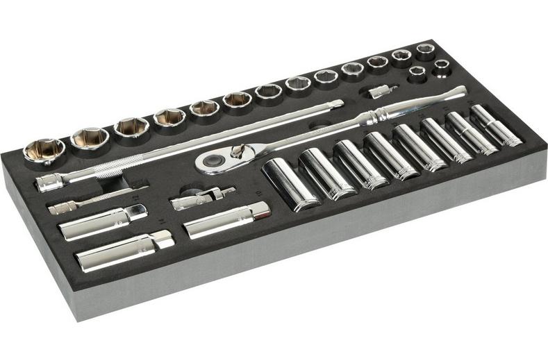 Halfords Advanced 31 Piece 3/8" Socket Set Modular Tray Halfords Advanced 31 Piece 3/8" Socket Set Modular Tray