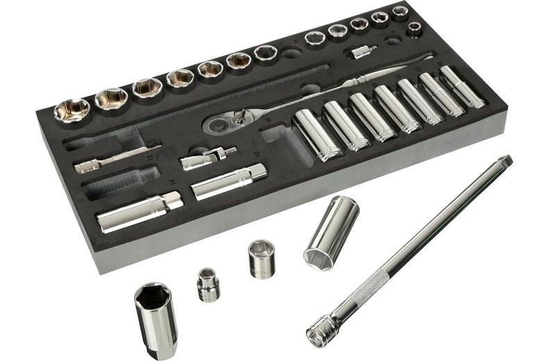 Halfords Advanced 31 Piece 3/8" Socket Set Modular Tray Halfords Advanced 31 Piece 3/8" Socket Set Modular Tray