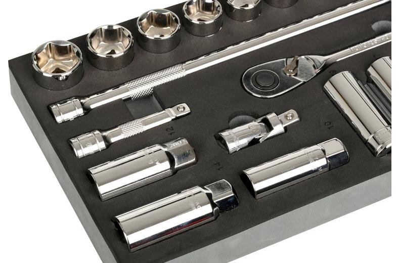Halfords Advanced 31 Piece 3/8" Socket Set Modular Tray Halfords Advanced 31 Piece 3/8" Socket Set Modular Tray