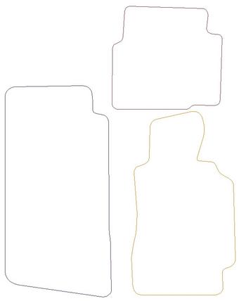 BMW E36 3 Series Graphite - Luxury Mats 0 Clips (SS7068)