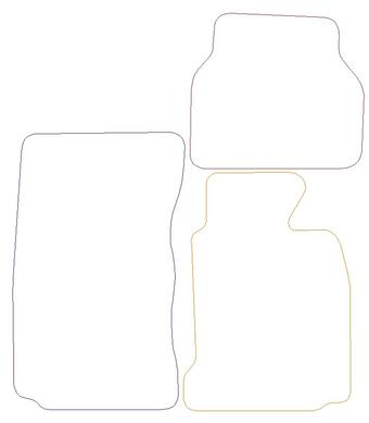 BMW E39 5 Series Graphite - Luxury Mats 0 Clips (SS7070)