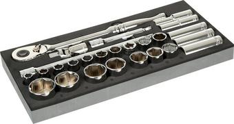 Halfords Advanced 26 Piece 1/2" Socket Set Modular Tray