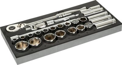 Halfords Advanced 26 Piece 1/2" Socket Set Modular Tray Halfords Advanced 26 Piece 1/2" Socket Set Modular Tray