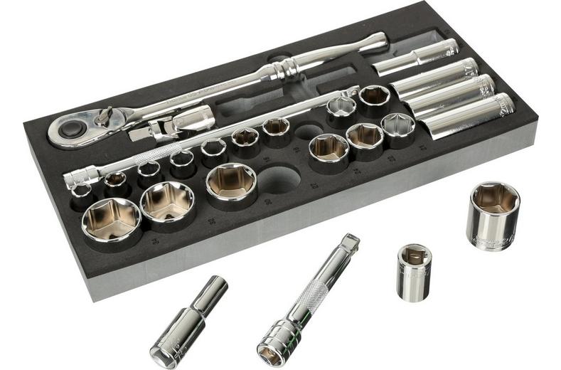 Halfords Advanced 26 Piece 1/2" Socket Set Modular Tray Halfords Advanced 26 Piece 1/2" Socket Set Modular Tray
