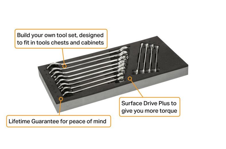 Halfords Advanced 12 Piece Combination Spanner Set Modular Tray Halfords Advanced 12 Piece Combination Spanner Set Modular Tray