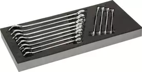 Halfords Advanced 12 Piece Combination Spanner Set Modular Tray Halfords UK
