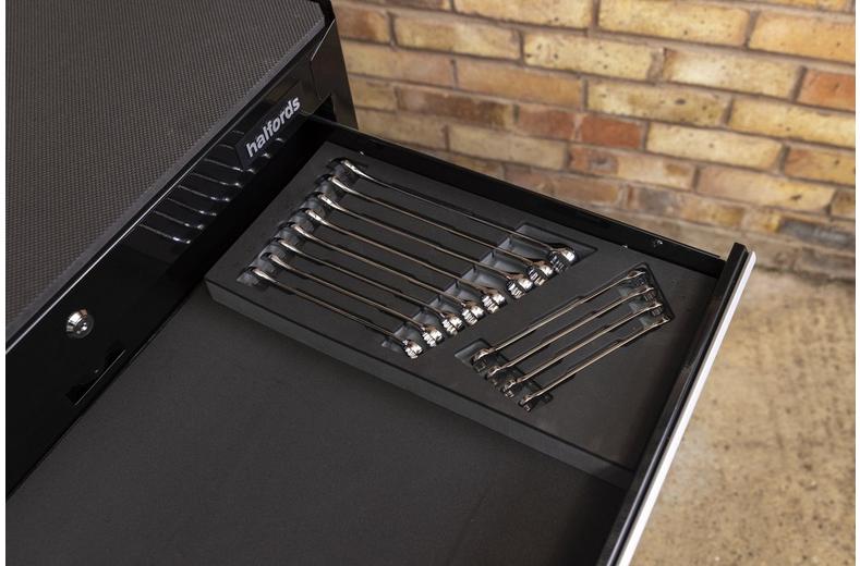 Halfords Advanced 12 Piece Combination Spanner Set Modular Tray Halfords Advanced 12 Piece Combination Spanner Set Modular Tray