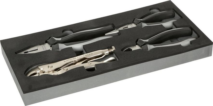 Klutch 4-Pc. Mini Pliers Set