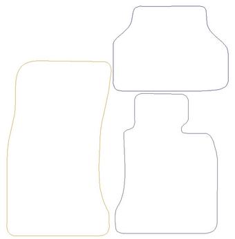 BMW E60/E61 5 Series Graphite - Luxury Mats 0 Clips (SS7075)