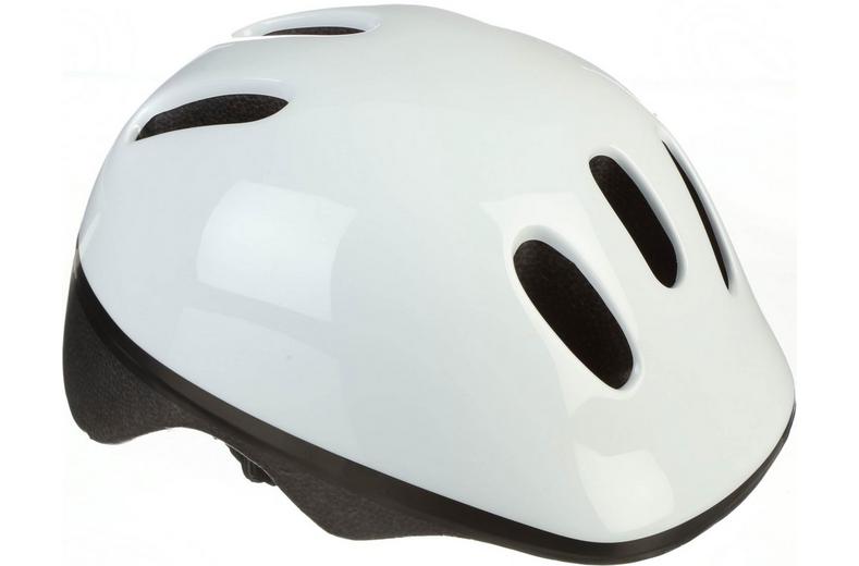 Halfords Plain White Kids Helmet, 48 - 52 cm Halfords Plain White Kids Helmet, 48 - 52 cm