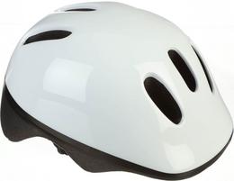 Halfords Plain White Kids Helmet, 48-52cm | Extra 8% off for BC Members