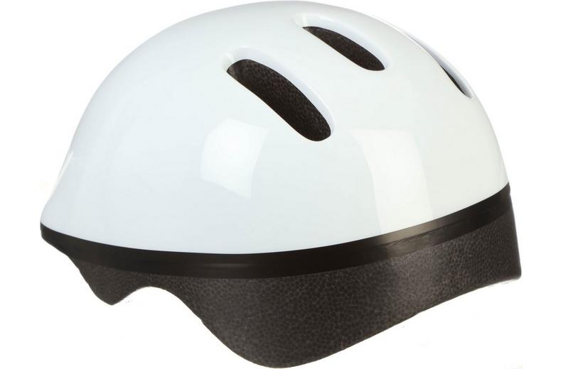 Halfords Plain White Kids Helmet, 48-52cm Halfords Plain White Kids Helmet, 48-52cm
