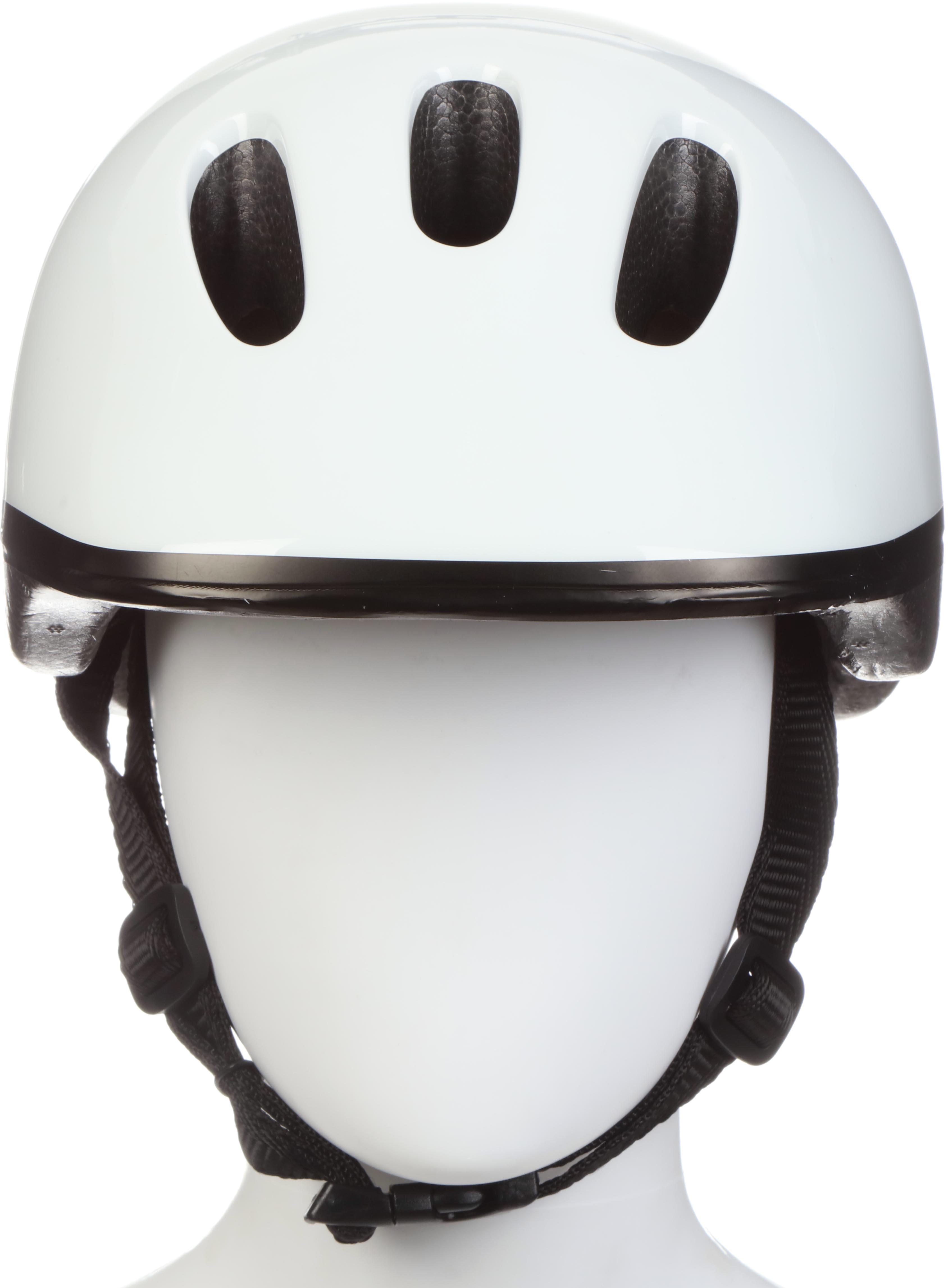 Halfords Plain White Kids Helmet, 48-52cm