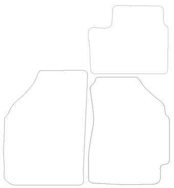 Chevrolet Matiz Graphite - Luxury Mats 0 Clips (SS7089)