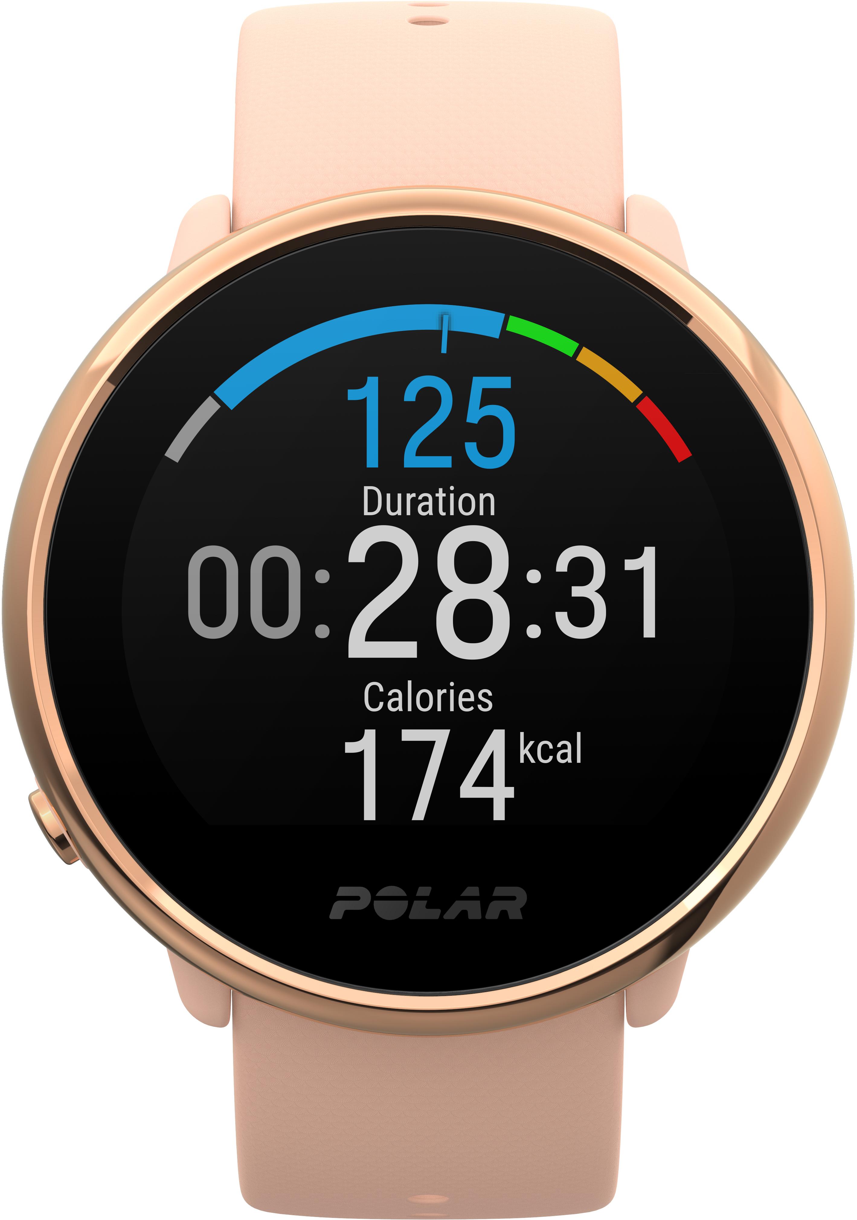 Polar Ignite Fitness Tracker - Pink/Rose Gold/Black/Copper